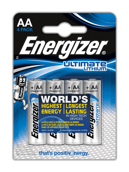 Energizer Lithium AA 4pk