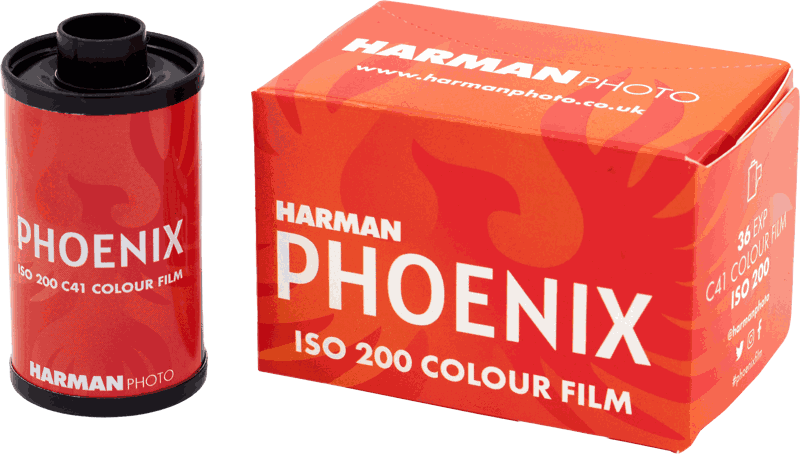 Harman Phoenix 200 ISO 35mm 36 Exposure film