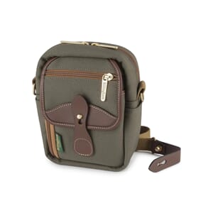 Billingham Compact Stowaway, Sage FibreNyte / Chocolate Leat