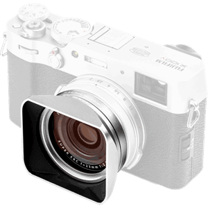 Nisi Lens Hood, UV-Filter & Cap for Fujifilm X100, Silver