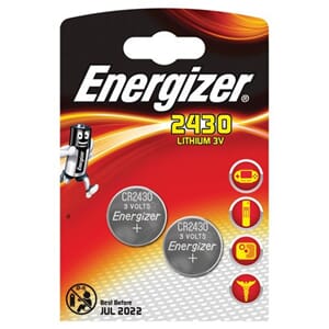 Energizer batteri CR2430 3V 2pk