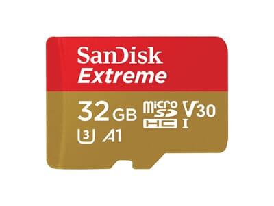 619659155353 Sandisk Minnekort Secure Digital Micro 32GB SDHC Extreme_1.jpg
