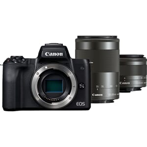 Canon EOS M50 MkII +EF-M 15-45mm is STM+EF-M 55-200mm is STM