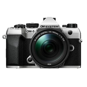 OM SYSTEM OM-5 II silver + 14-150mm f/4-5.6 II