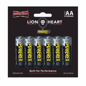 Rotolight lionheart 6pk AA recharg battery