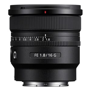 Sony FE 16mm f/1.8 G