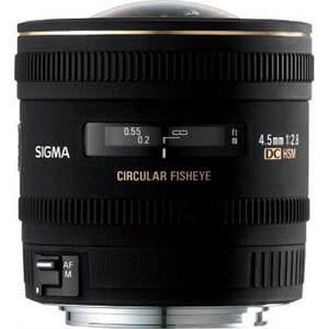Sigma 4,5mm Cir Fisheye DC canon