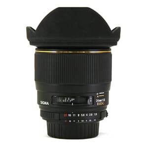 Brukt Sigma 24mm f/1,8 EX DG Nikon