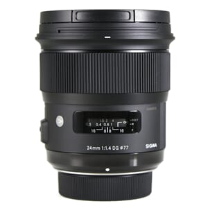 Brukt Sigma 24mm f1,4 DG ART Nikon