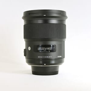 Brukt Sigma 50mm f1,4 DG ART Nikon