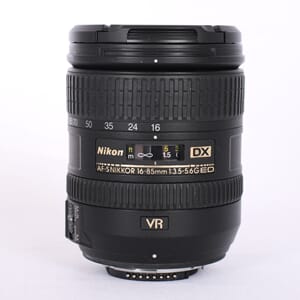 Brukt Nikon AF-S 16-85mm f/3,5-5,6G ED VR