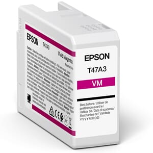 Epson T47A3 Vivid Magenta til SC-P900 - 50ml