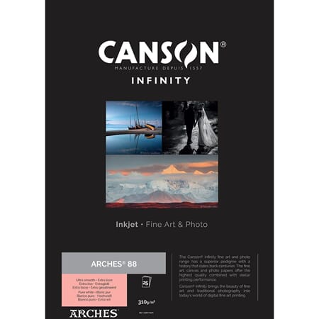 Canson Arches® 88 Rag A4 310G 25 Sheets