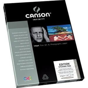 Canson Edition Etching RAG 310g A4 x25