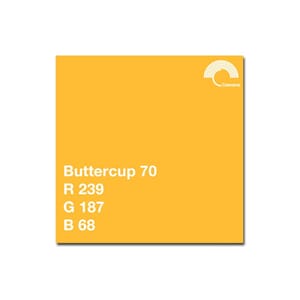 Colorama Buttercup 2,72x11m  Papir bakgrunn