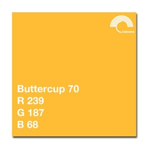 Colorama Buttercup 2,72x11m  Papir bakgrunn