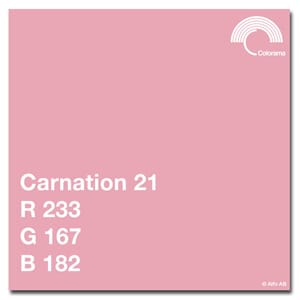Colorama Carnation 1,35x11m  Papir bakgrunn