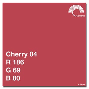 Colorama Cherry 1,35x11m  Papir bakgrunn
