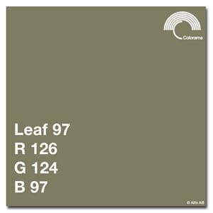 Colorama Leaf 2,72x11m  Papir bakgrunn