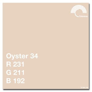 Colorama Oyster 1,35x11m  Papir bakgrunn