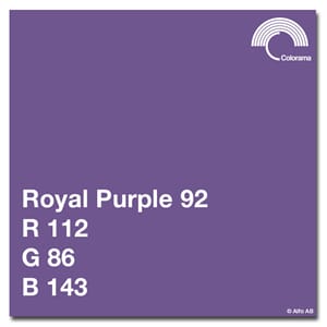 Colorama Royal Purple 2,72x11m  Papir bakgrunn