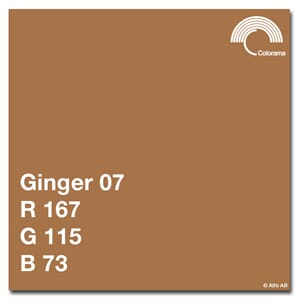Colorama Ginger 2,72x11m  Papir bakgrunn