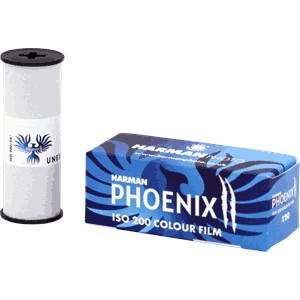 Harman Phoenix ii 200 ISO / 120 color film