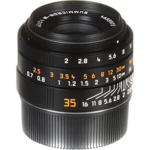 Leica SUMMICRON-M 35 f/2 ASPH., black anodized finish