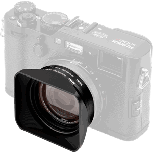 NiSi Lens Hood, UV-Filter & Cap for Fujifilm X100, Black