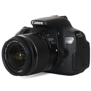 Brukt Canon EOS 700D kit med 18-55mm is II