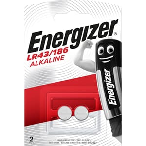 Energizer ALKALINE LR43/186 2PK