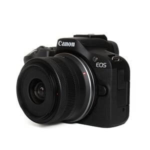 Brukt Canon EOS R50 + RF-S 18-45mm F4.5-6.3 IS STM