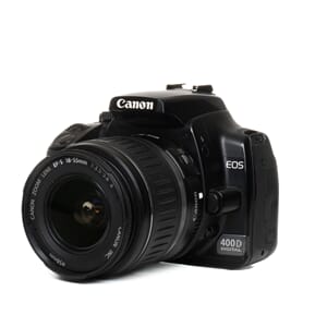 Brukt Canon Eos 400D + EF-s 18-55mm f/3,5-5,6 II
