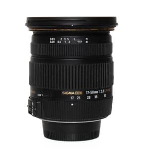 Brukt Sigma 17-50mm f/2,8 DC EX HSM Nikon