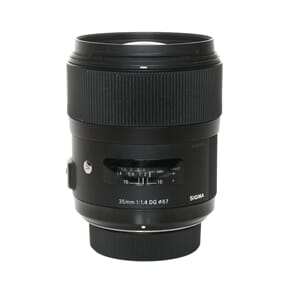 Brukt Sigma 35mm f/1.4 DG HSM ART Nikon