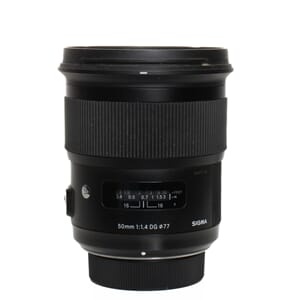 Brukt Sigma 50mm f1,4 DG ART Nikon