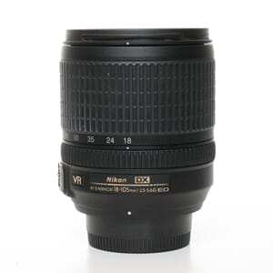 Brukt Nikon 18-105 mm f3,5-5,6 ED VR DX
