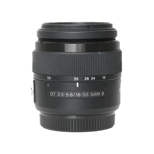 Brukt Sony DT 18-55mm f/3,5-5,6 SAM Sony A-Mount