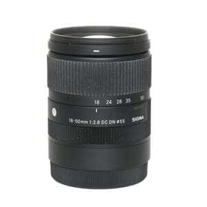 Brukt Sigma 18-50mm f/2.8 DC DN C Sony E