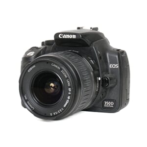 Brukt Canon EOS 350D + 18-55mm f/3.5-5.6 II