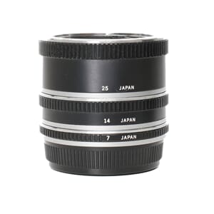 Brukt Olympus OM System Extension Tubes Sett 7,14, 25