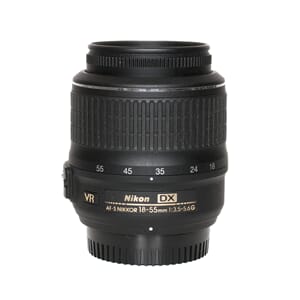 Brukt Nikon AF-S 18-55mm f3,5-5,6 G VR