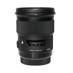 Brukt Sigma 50mm f1,4 DG ART Canon