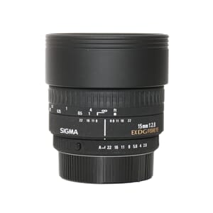 Brukt Sigma 15mm f/2,8 EX DG Fisheye, Pentax