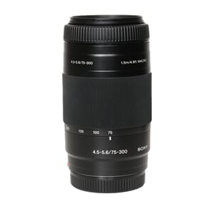 Brukt Sony 75-300mm F4.5-5.6 for Sony A-mount