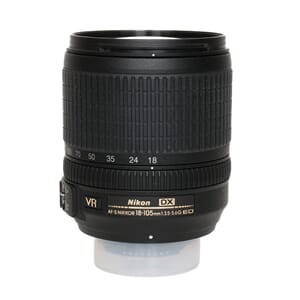 Brukt Nikon 18-105 mm f3,5-5,6 ED VR DX