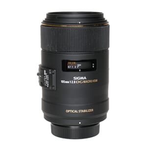 Brukt Sigma 105mm f/2,8 EX DG Macro HSM OS Nikon