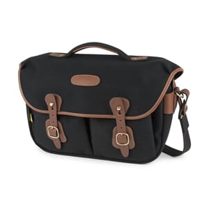Billingham Hadley PRO 2020, Black Canvas Tan Leather