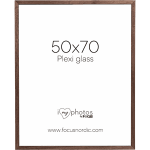 Ramme Focus Soul Walnut veneer 50X70 Plexi