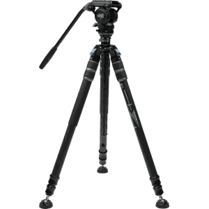 Sirui One Step Height Adjustment Carbon Video Tripod Kit SVS